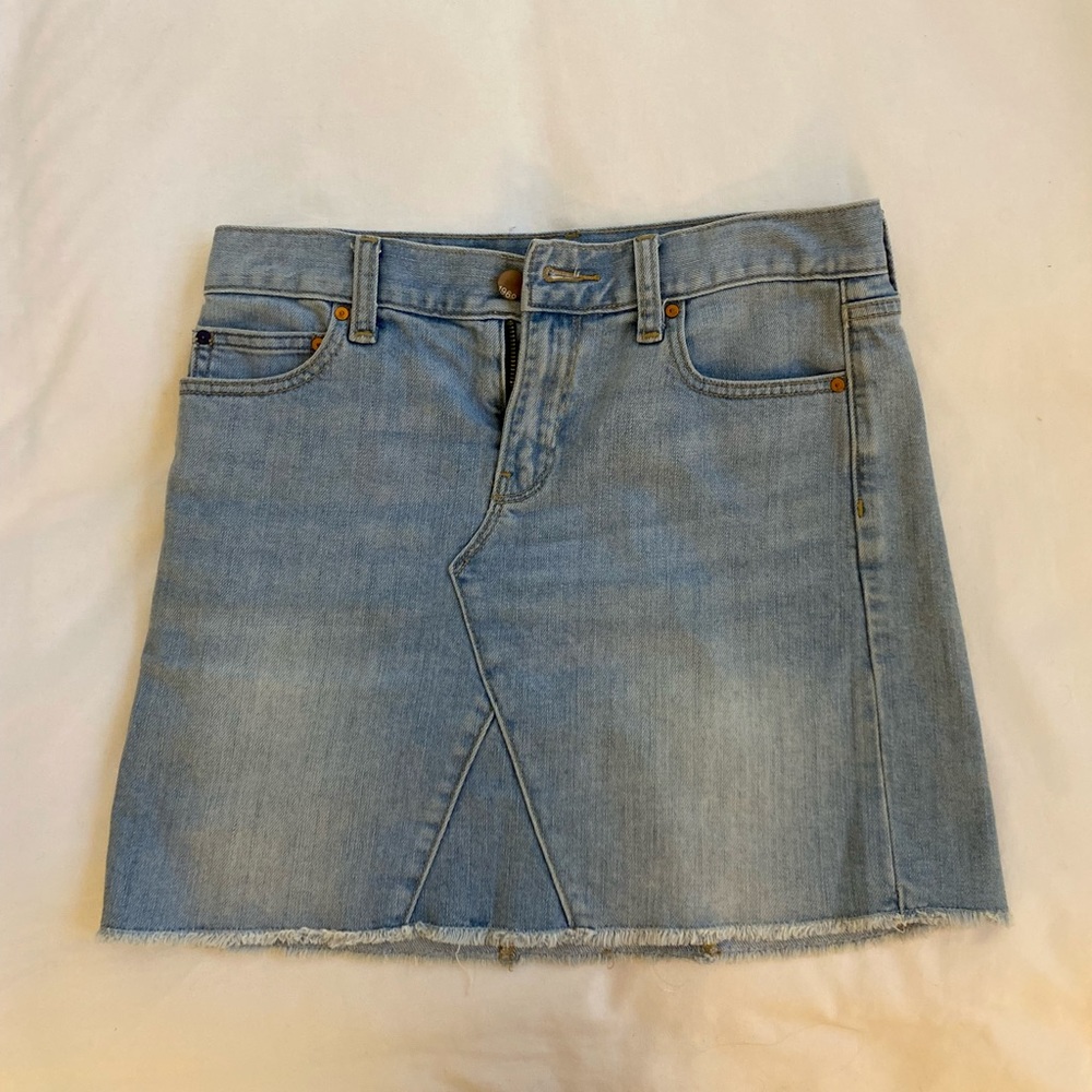 GAP denim mini skirt